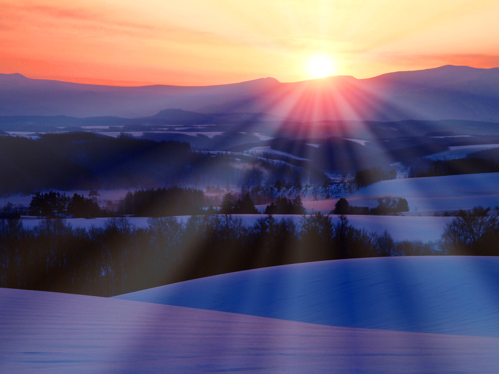 Kamifurano-Machi, Hokkaido Prefecture, Japan