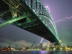 Lightning Over Sydney Harbor, New South Wales, Australia