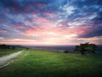 Sun Setting Over the South Downs, Sussex, England