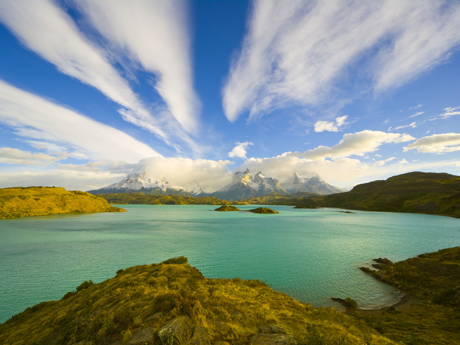 Pehoe Lake, Torres del Paine National Park, Chile