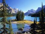 Spirit Island, Maligne Lake, Jasper National Park, Alberta, Canada