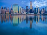 Midtown From the East River at Dawn New York