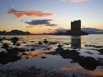 Castle Stalker at Sunset Port Appin Argyll Scotland