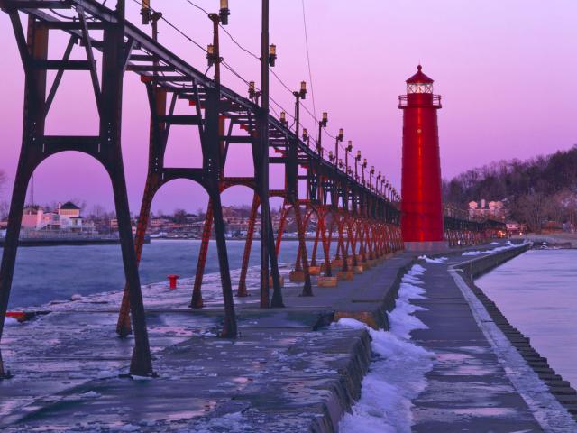Grand Haven Lighthouse Michigan