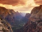 Steep Valley Zion National Park Utah