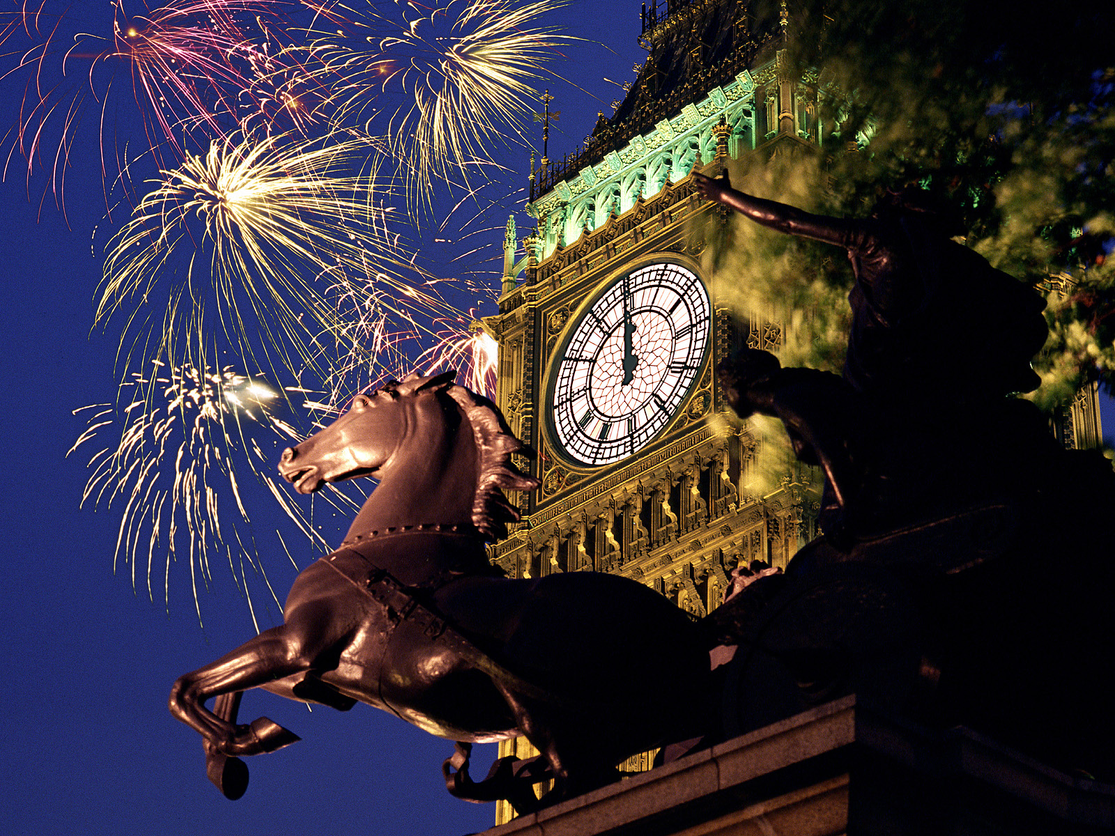 Midnight Fireworks London