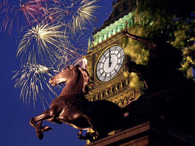 Midnight Fireworks London