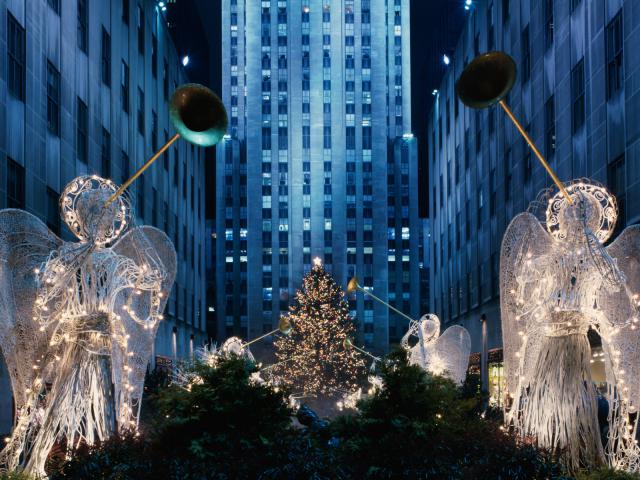 Rockefeller Center at Christmas New York