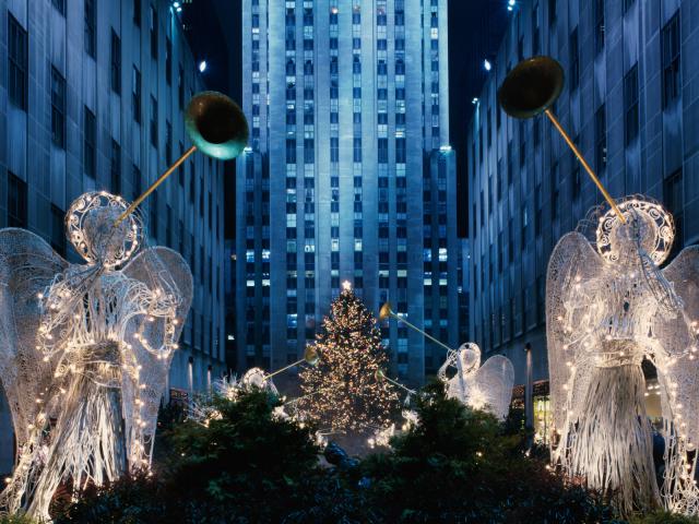 Rockefeller Center at Christmas New York