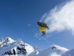 Snowboading in Mount Baker Backcountry North Cascades Washington