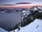 Sunset at Crater Lake National Park Oregon