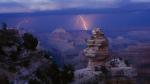 Lightning Storm Over the Grand Canyon National Park Arizona