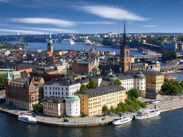 Riddarholmen Church in Stockholm, Sweden