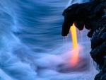 Lava Flowing From Kilauea Hawaii