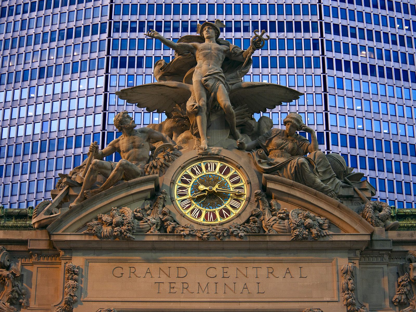 Grand Central Station at Sunset, New York City